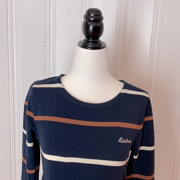 Striped BARBOUR navy sailor dress - Picture 7 of 10